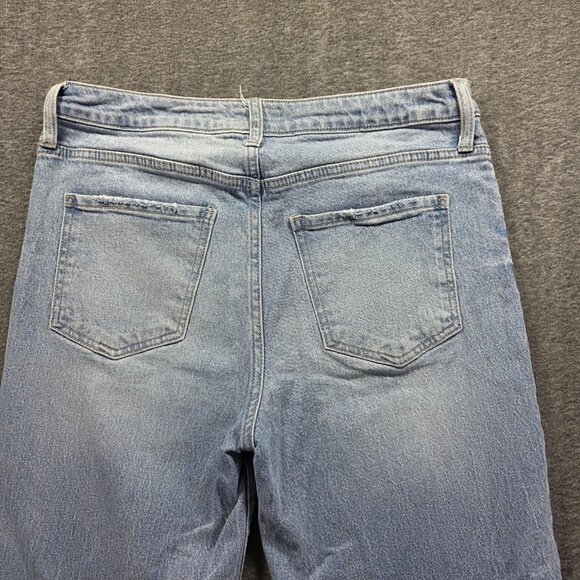 Kut From The Kloth Jeans Womens 6 Light Wash Sienna Wide Leg Mid Rise Denim - Picture 4 of 9